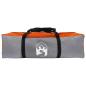 Preview: Tipi Zelt 20 Personen Grau und Orange Polyester und Stahl