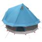 Preview: Tipi Zelt 4 Personen Blau Polyester und Stahl