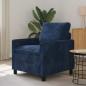 Preview: ARDEBO.de - Sofa Marineblau 76 x 81 x 87,5 cm Polyester