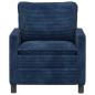 Preview: Sofa Marineblau 76 x 81 x 87,5 cm Polyester