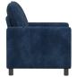 Preview: Sofa Marineblau 76 x 81 x 87,5 cm Polyester