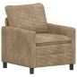 Preview: Sofa Taupe 76 x 81 x 87,5 cm Polyester