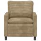Preview: Sofa Taupe 76 x 81 x 87,5 cm Polyester