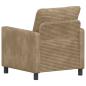 Preview: Sofa Taupe 76 x 81 x 87,5 cm Polyester