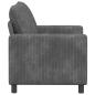 Preview: Sofa Hellgrau 126 x 81 x 87,5 cm Polyester