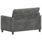 Preview: Sofa Hellgrau 126 x 81 x 87,5 cm Polyester