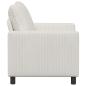 Preview: Sofa Creme 126 x 81 x 87,5 cm Polyester