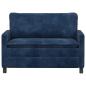 Preview: Sofa Marineblau 126 x 81 x 87,5 cm Polyester