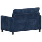 Preview: Sofa Marineblau 126 x 81 x 87,5 cm Polyester