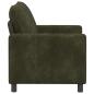 Preview: Sofa Grün 126 x 81 x 87,5 cm Polyester
