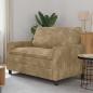 Preview: ARDEBO.de - Sofa Taupe 126 x 81 x 87,5 cm Polyester