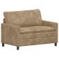 Preview: Sofa Taupe 126 x 81 x 87,5 cm Polyester