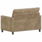 Preview: Sofa Taupe 126 x 81 x 87,5 cm Polyester