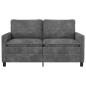Preview: Sofa Hellgrau 156 x 81 x 87,5 cm Polyester