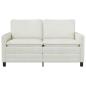 Preview: Sofa Creme 156 x 81 x 87,5 cm Polyester
