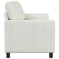 Preview: Sofa Creme 156 x 81 x 87,5 cm Polyester