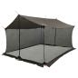 Preview: Camping-Tarp mit Netzwänden Braun Grau 340 x 260 x 220 cm