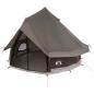 Preview: Tipi Zelt 4 Personen Braun Grau Polyester und Stahl