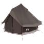 Preview: Tipi Zelt 4 Personen Braun Grau Polyester und Stahl