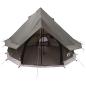 Preview: Tipi Zelt 4 Personen Braun Grau Polyester und Stahl