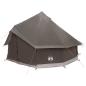 Preview: Tipi Zelt 6 Personen Braun Grau Polyester und Stahl
