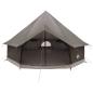 Preview: Tipi Zelt 6 Personen Braun Grau Polyester und Stahl