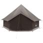 Preview: Tipi Zelt 6 Personen Braun Grau Polyester und Stahl