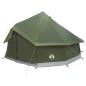 Preview: Tipi Zelt 8 Personen Armeegrün Polyester und Stahl