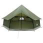 Preview: Tipi Zelt 8 Personen Armeegrün Polyester und Stahl
