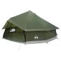 Preview: Tipi Zelt 12 Personen Armeegrün Polyester und Stahl
