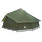 Preview: Tipi Zelt 12 Personen Armeegrün Polyester und Stahl