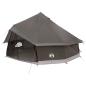 Preview: Tipi Zelt 10 Personen Braun Grau Polyester und Stahl