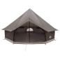 Preview: Tipi Zelt 10 Personen Braun Grau Polyester und Stahl
