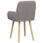 Preview: Esszimmerstühle 2 Stk. Stoff Taupe 56,5 x 50 x 87,5 cm