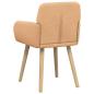 Preview: Esszimmerstühle 2 stk. Bouclé Beige 59 x 56,5 x 85 cm