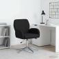 Preview: ARDEBO.de - Drehstuhl 54 x 58 x 90 cm Schwarz Stoff