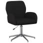 Preview: Drehstuhl 54 x 58 x 90 cm Schwarz Stoff
