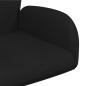 Preview: Drehstuhl 54 x 58 x 90 cm Schwarz Stoff