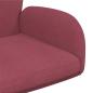 Preview: Drehstuhl 54 x 58 x 90 cm Weinrot Stoff