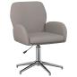 Preview: Drehstuhl 54 x 58 x 90 cm Taupe Stoff