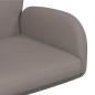 Preview: Drehstuhl 54 x 58 x 90 cm Taupe Stoff