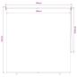 Preview: Außenrollo 90% UV-Block Schwarz 140 x 140 cm HDPE