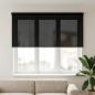 Preview: ARDEBO.de - Außenrollo 90% UV-Block Schwarz 200 x 140 cm HDPE