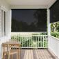 Preview: Außenrollo 90% UV-Block Schwarz 200 x 140 cm HDPE