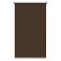 Preview: Außenrollo 90% UV-Block Braun 60 x 140 cm HDPE