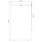 Preview: Außenrollo 90% UV-Block Braun 80 x 140 cm HDPE