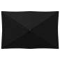 Preview: Gartensonnenschirm 200 x 300 cm Polyester Rechtwinklig Schwarz