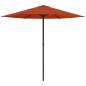 Preview: Gartensonnenschirm 230 x 230 cm Polyester Rechtwinklig