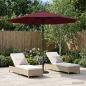 Preview: ARDEBO.de - Gartensonnenschirm Rechteckig 2,3 x 2,3 m Polyester Bordeauxrot