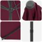 Preview: Gartensonnenschirm 270 x 270 cm Polyester Rechtwinklig